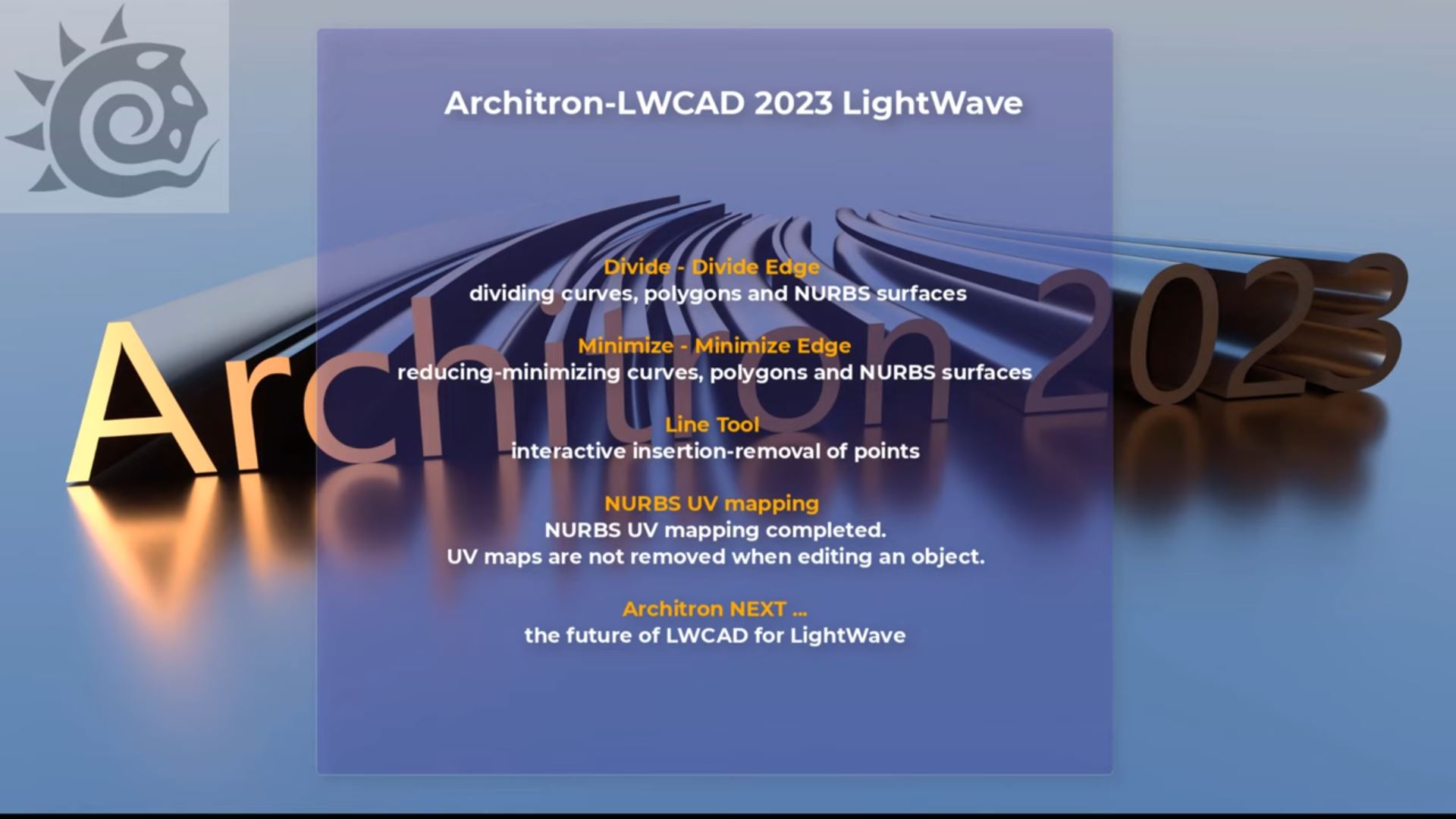 Nome: 2023-01-09 21_08_05-Architron-LWCAD 2023 for LightWave - YouTube.jpg
Visite: 305
Dimensione: 135.5 KB